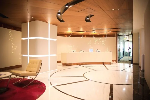 NK Securities Office Lobby